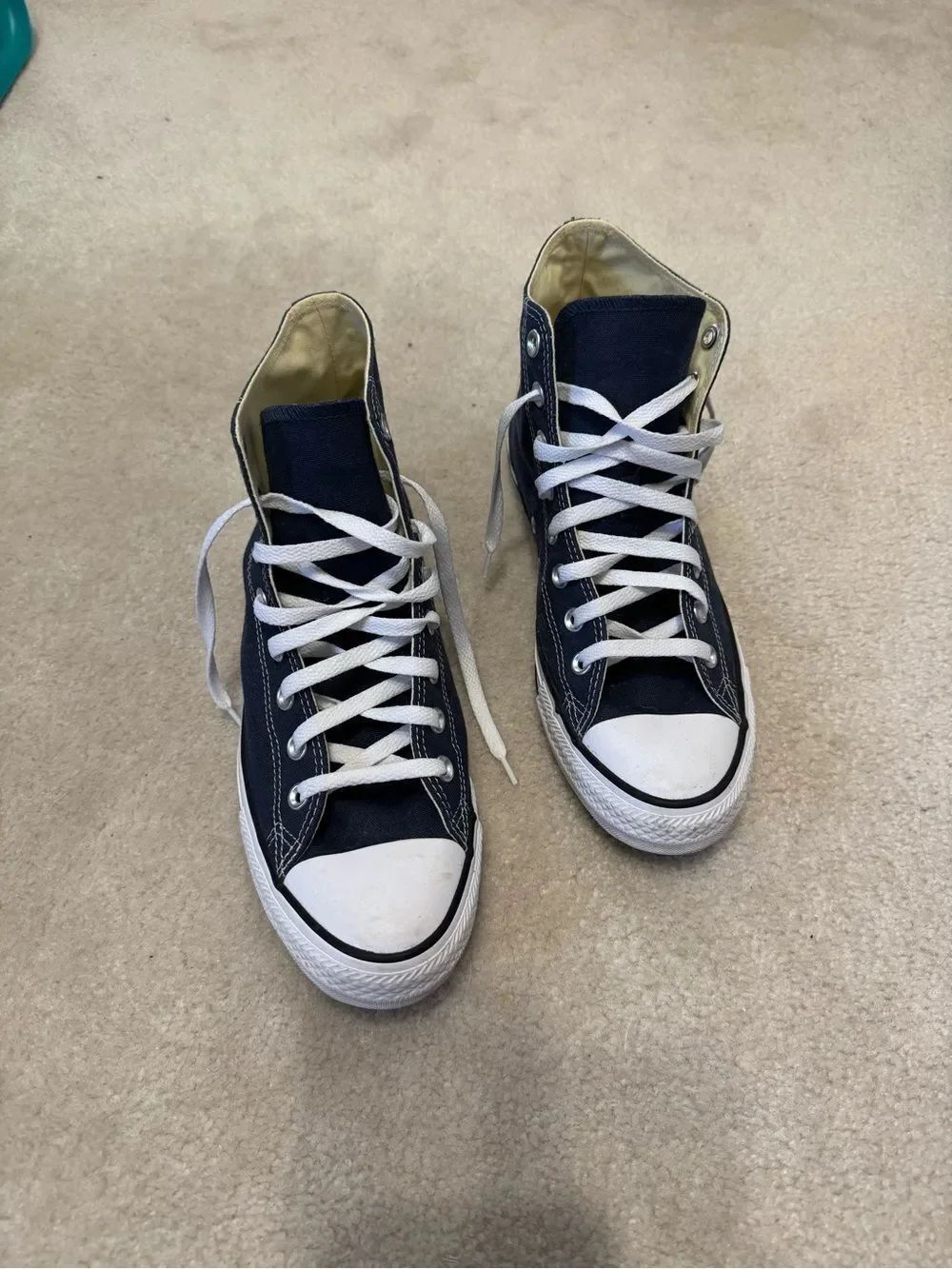 Men’s Converse High-Top Canvas Sneakers Sz 9